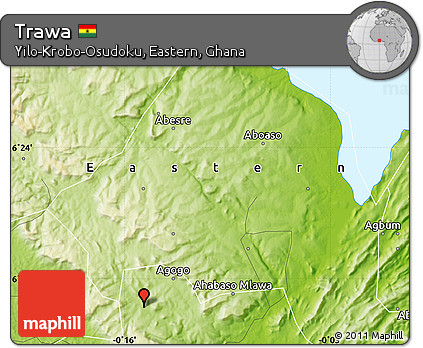 Physical Map of Trawa
