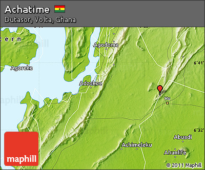 Physical Map of Achatime