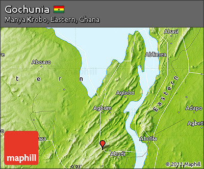 Physical Map of Gochunia