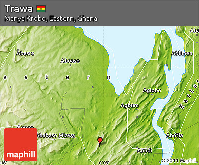 Physical Map of Trawa