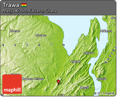 Physical Map of Trawa