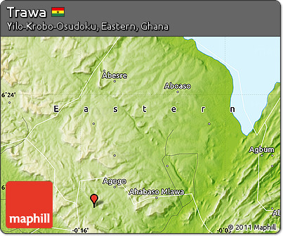 Physical Map of Trawa