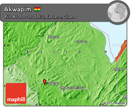 Political Map of Akwapim