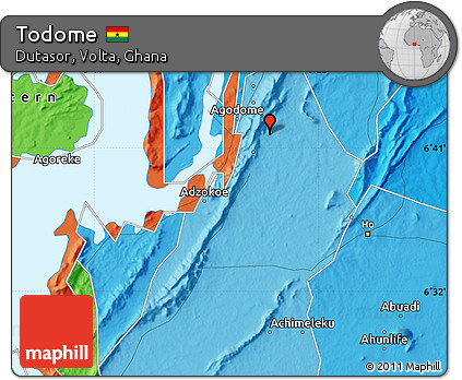 Political Map of Todome