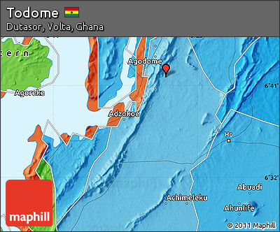 Political Map of Todome