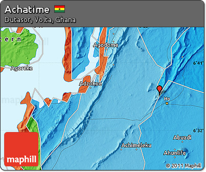 Political Map of Achatime