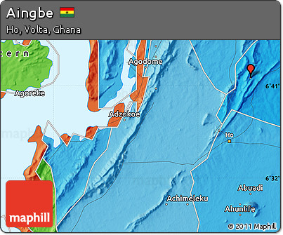 Political Map of Aingbe