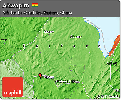 Political Map of Akwapim