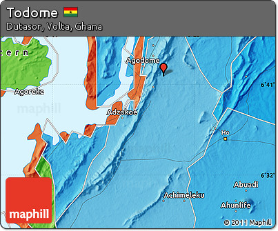 Political Map of Todome