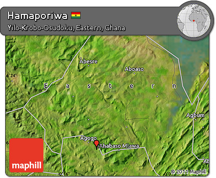 Satellite Map of Hamaporiwa