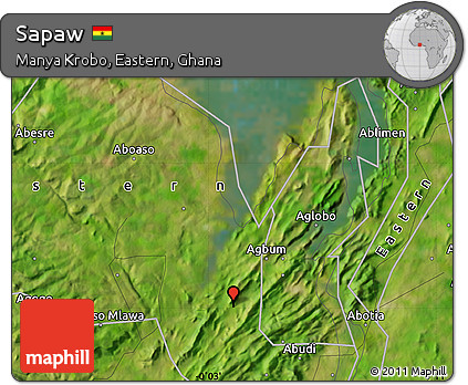 Satellite Map of Sapaw