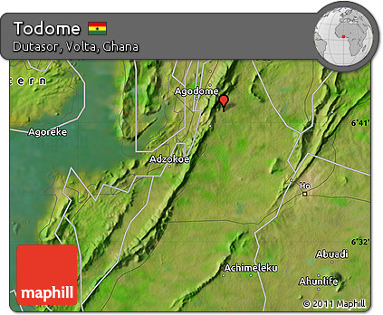 Satellite Map of Todome