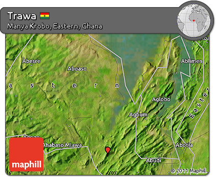 Satellite Map of Trawa