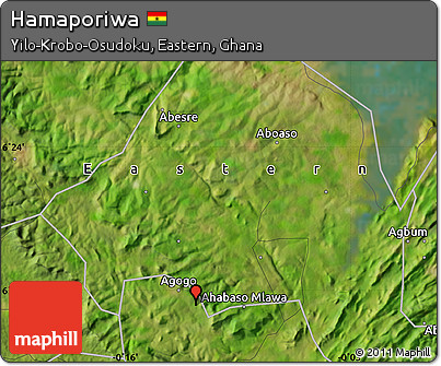 Satellite Map of Hamaporiwa