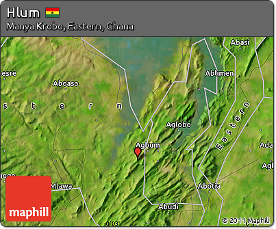 Satellite Map of Hlum