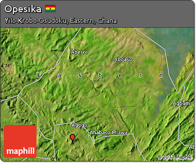 Satellite Map of Opesika
