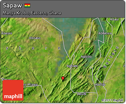 Satellite Map of Sapaw