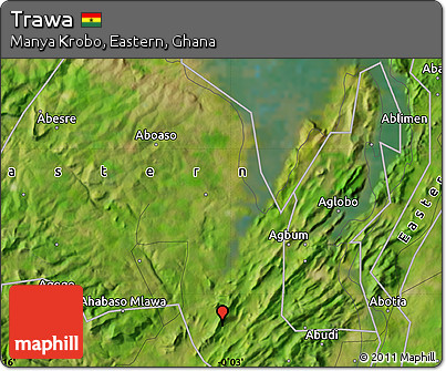 Satellite Map of Trawa