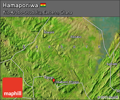 Satellite Map of Hamaporiwa
