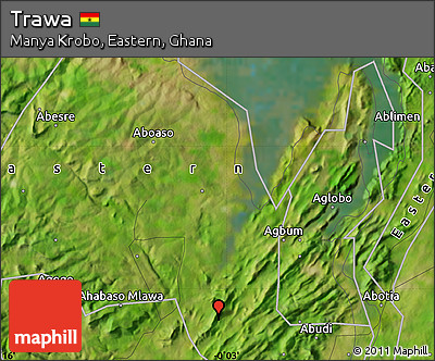 Satellite Map of Trawa