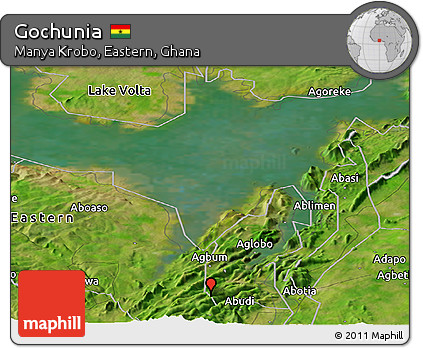 Satellite Panoramic Map of Gochunia