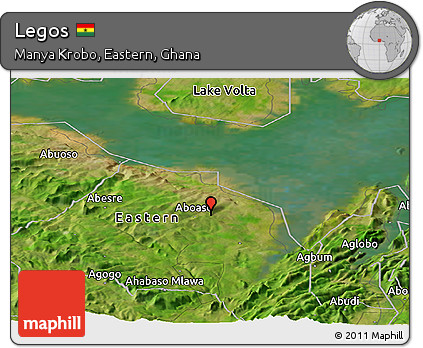 Satellite Panoramic Map of Legos