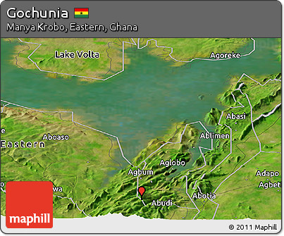 Satellite Panoramic Map of Gochunia