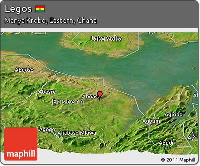 Satellite Panoramic Map of Legos