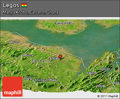 Satellite Panoramic Map of Legos