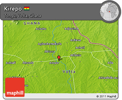 Physical 3D Map of Kirepo