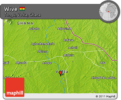 Physical 3D Map of Wive