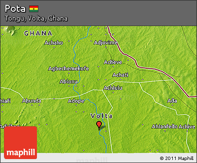 Physical 3D Map of Pota