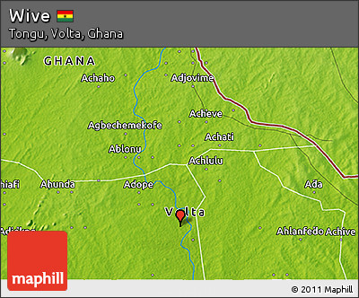 Physical 3D Map of Wive