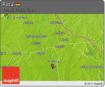 Physical 3D Map of Pota