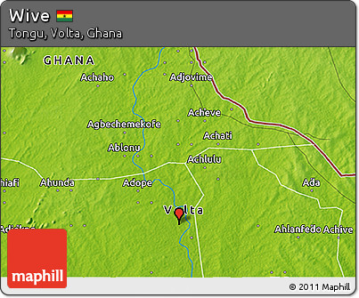 Physical 3D Map of Wive
