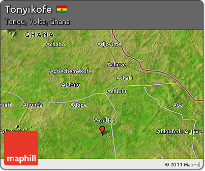 Satellite 3D Map of Tonyikofe