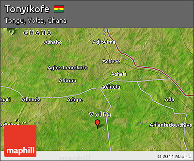 Satellite 3D Map of Tonyikofe