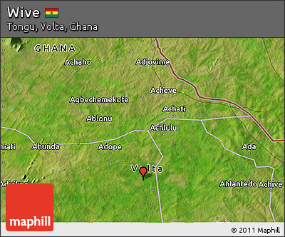 Satellite 3D Map of Wive