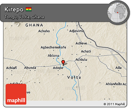 Shaded Relief 3D Map of Kirepo