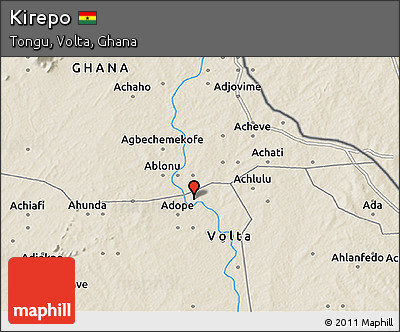 Shaded Relief 3D Map of Kirepo