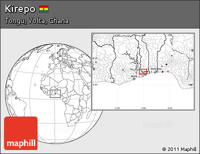Blank Location Map of Kirepo
