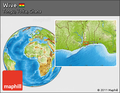 Physical Location Map of Wive