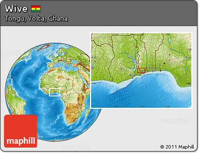 Physical Location Map of Wive