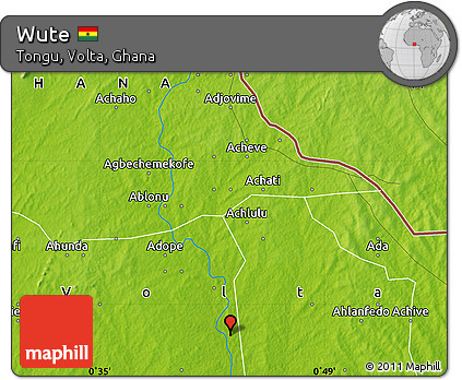 Physical Map of Wute