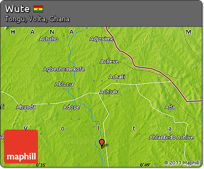 Physical Map of Wute