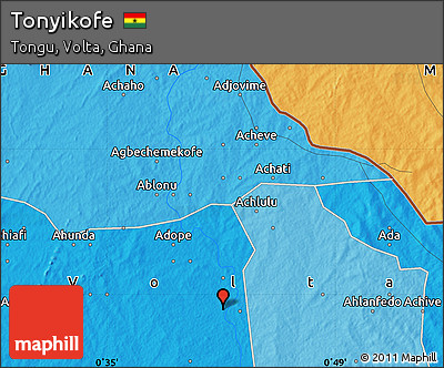 Political Map of Tonyikofe