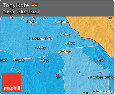 Political Map of Tonyikofe
