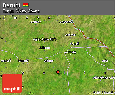 Satellite Map of Barubi