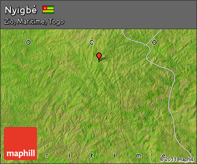 Satellite Map of Nyigbé