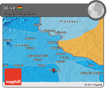 Political Panoramic Map of Wive